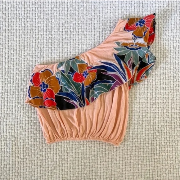 One Shoulder Free People Top Size XS - Picture 3 of 5